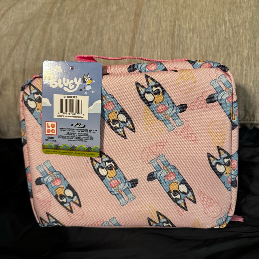 Bluey Pink Lunch Bag